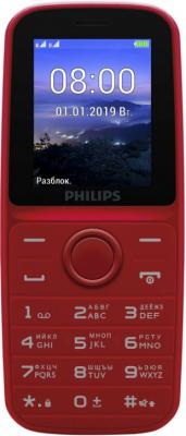 Мобильный телефон Philips Xenium E109 Dual Sim Red (Красный)