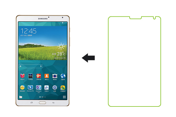 Защитная пленка Ainy для Samsung Galaxy Tab S 8.4 Матовая