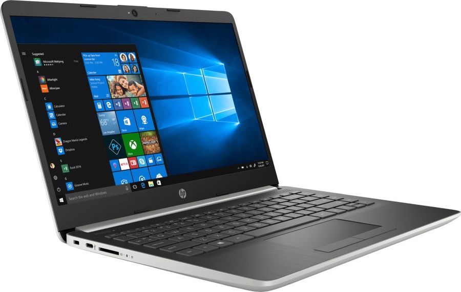 Ноутбук HP 14-cf0003ur ( Intel Pentium Silver N5000/4Gb/500Gb HDD/Intel UHD Graphics 605/14"/1920x1080/Windows 10) Серебристый