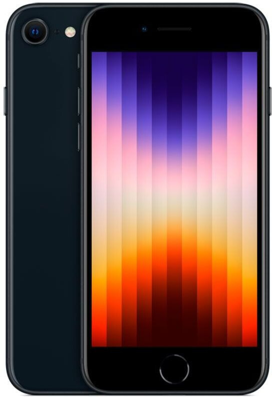 Смартфон Apple iPhone SE (2022) 4/64GB Global Midnight (Тёмная ночь)