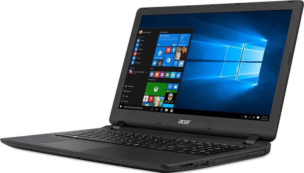 Ноутбук Acer Aspire ES1-572-34FL ( Intel Core i3 6006U/4Gb/128Gb SSD/Intel HD Graphics 520/15,6"/1920x1080/Нет/Windows 10) Черный