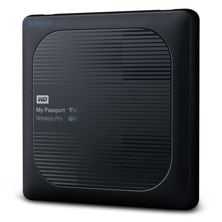 Внешний HDD Western Digital My Passport Wireless Pro WDBSMT0030BBK-RESN  Черный (WDBSMT0030BBK-RESN)
