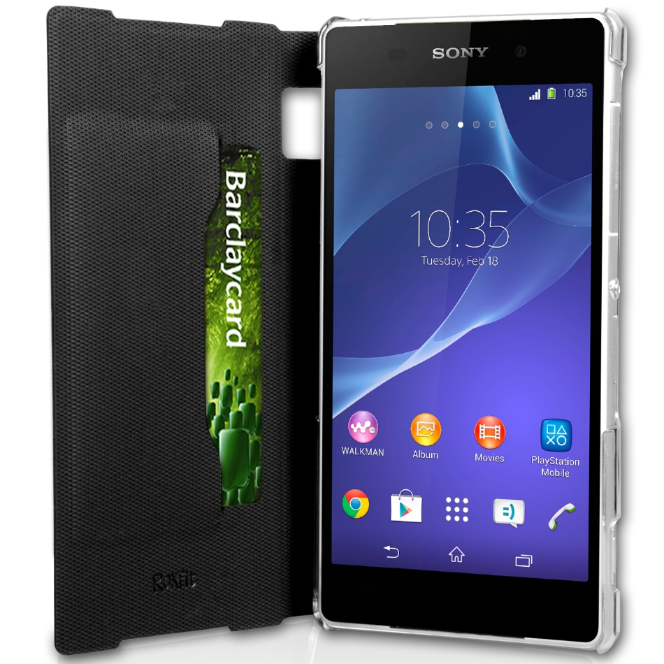 Чехол-книжка Roxfit Slimline Book Case для Sony Xperia Z2 Черный