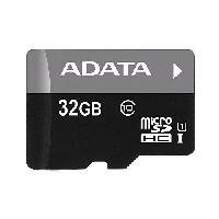 ����� ������ ADATA Micro SDHC Premier 32GB Class 10 ��� ����������� (AUSDH32GUICL10-R)