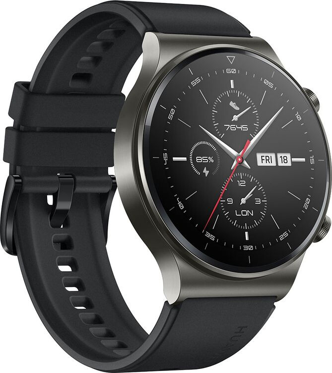 Умные часы Huawei Watch GT 2 Pro (Фторэластомер), черная ночь