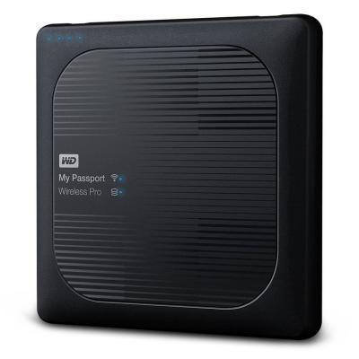 Внешний HDD Western Digital My Passport Wireless Pro  Черный (WDBVPL0010BBK-RESN)