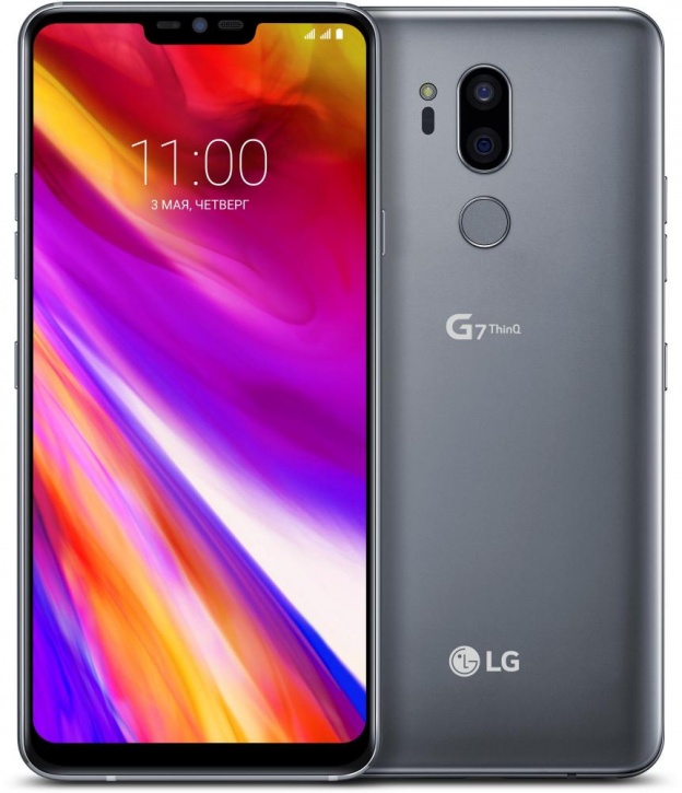 Смартфон LG G7 Plus ThinQ 128GB Ледяная платина