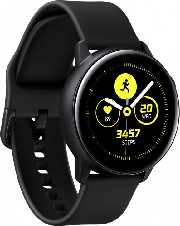 Умные часы Samsung Galaxy Watch Active Черный сатин