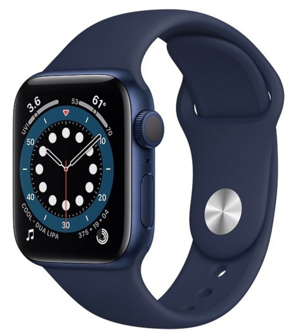 Умные часы Apple Watch Series 6 GPS 44mm Aluminum Case with Sport Band Blue (Синий/темный ультрамарин)