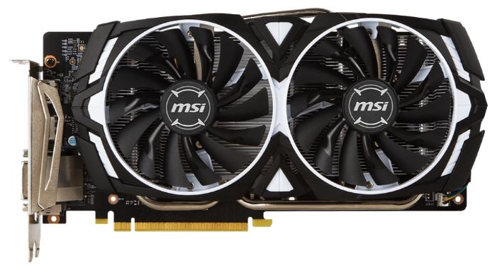 Видеокарта MSI GeForce GTX 1060 GeForce GTX 1060, 3Gb, GDDR5, OC (GTX 1060 ARMOR 3G OCV1)