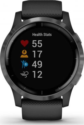 Умные часы Garmin Vivoactive 4 Black (Серый/черный)