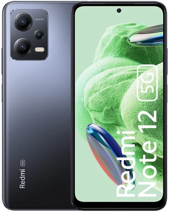 Смартфон Xiaomi Redmi Note 12 5G 8/256GB Global Матовый черный