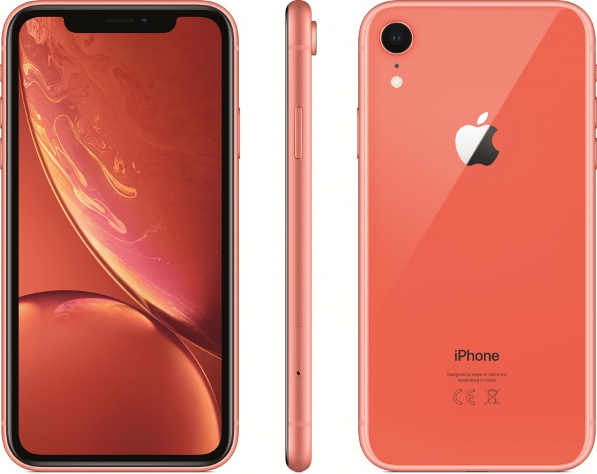 Смартфон Apple iPhone XR 128GB Coral (Коралловый) Slimbox