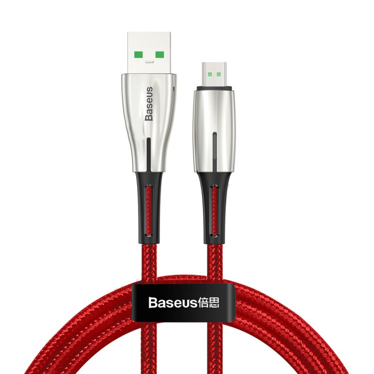 Кабель Micro USB Baseus CAMRD-B09 Waterdrop Cable USB For Micro 4A 1м Red (Красный)
