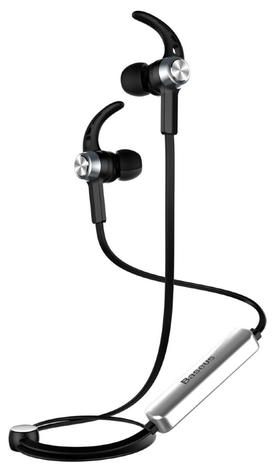 Беспроводные наушники Baseus Licolor Magnet Bluetooth Earphone NGB11-01 Black (Черный)