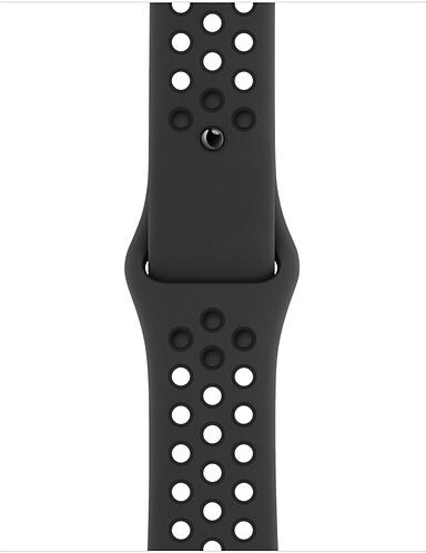 Умные часы Apple Watch SE GPS 44mm Aluminum Case with Nike Sport Band Black (Серый космос/Антрацитовый/чёрный)