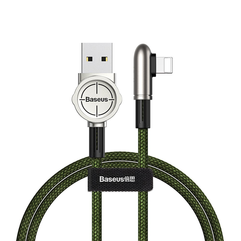 Кабель Lightning Baseus CALCJ-B06 Exciting Mobile Game Cable USB For iP 1.5A 2м Green (Зеленый)