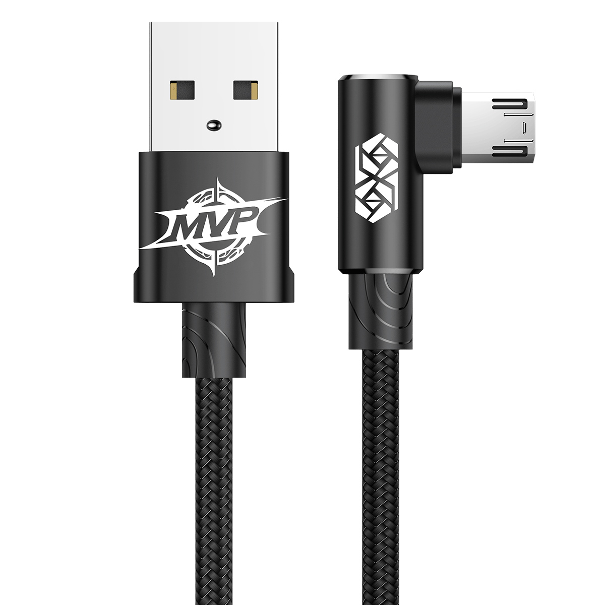 Кабель Micro USB Baseus CAMMVP-B01 MVP Elbow Type Cable USB For Micro 1.5A 2м Black (Черный)