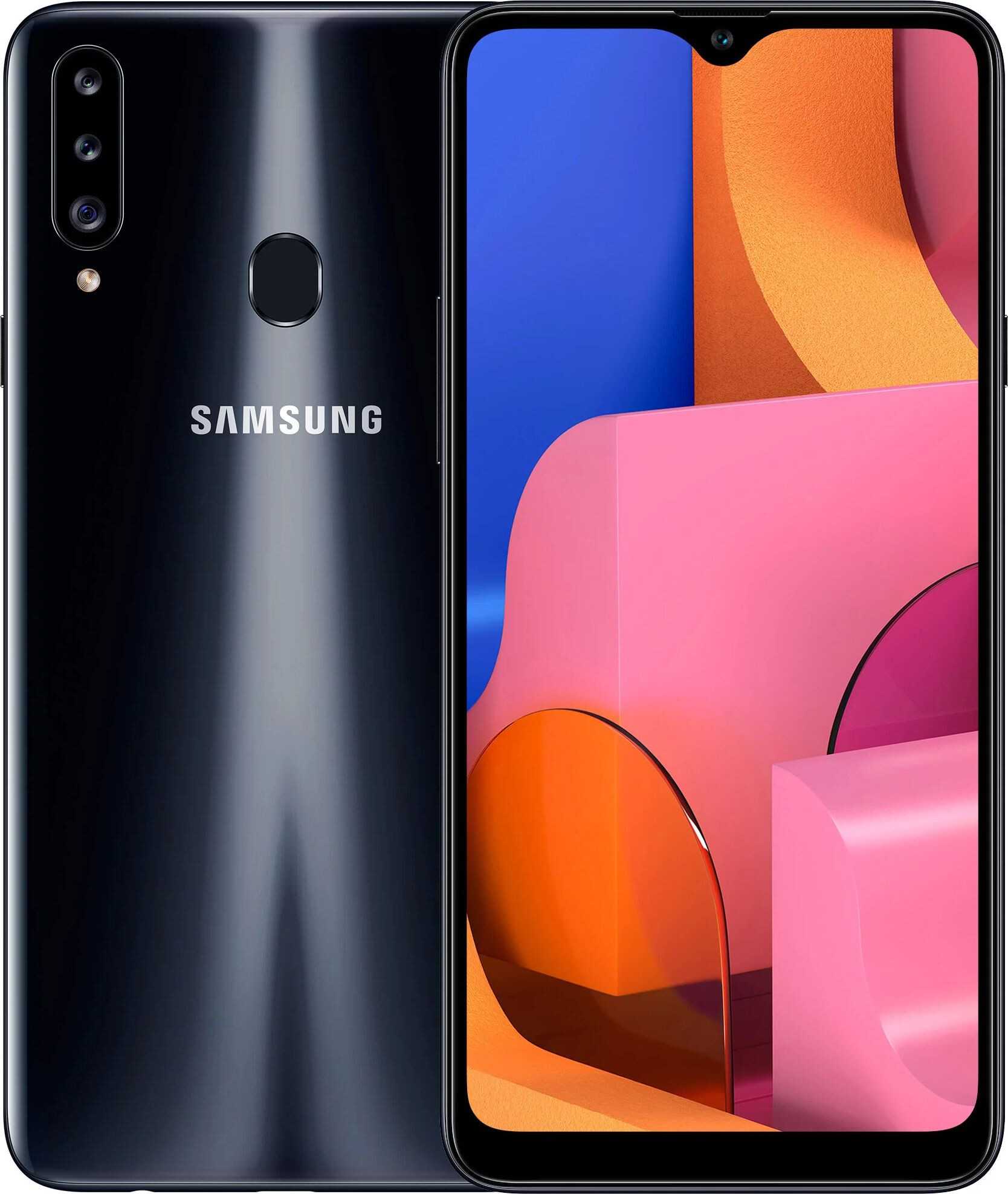 Смартфон Samsung Galaxy A20s 3/32GB Aura Black (Черный)