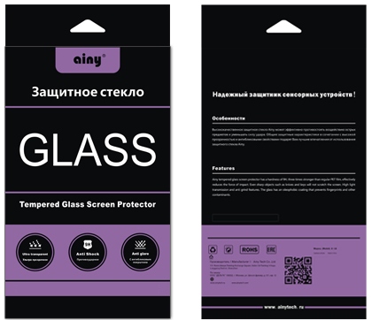 Защитное стекло Ainy (0,33mm) 9H для Apple iPad mini 3 Прозрачный