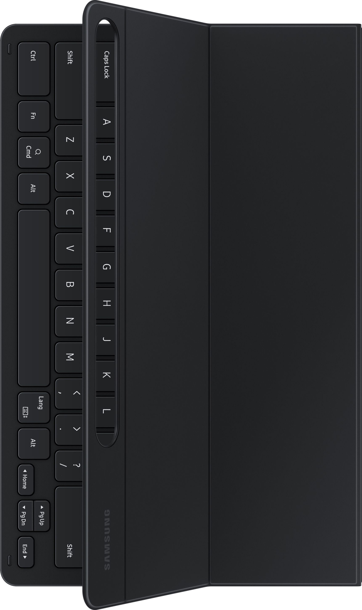 Чехол-клавиатура с тачпадом Samsung Book Cover Keyboard для Galaxy Tab S9 . S9 FE Черный