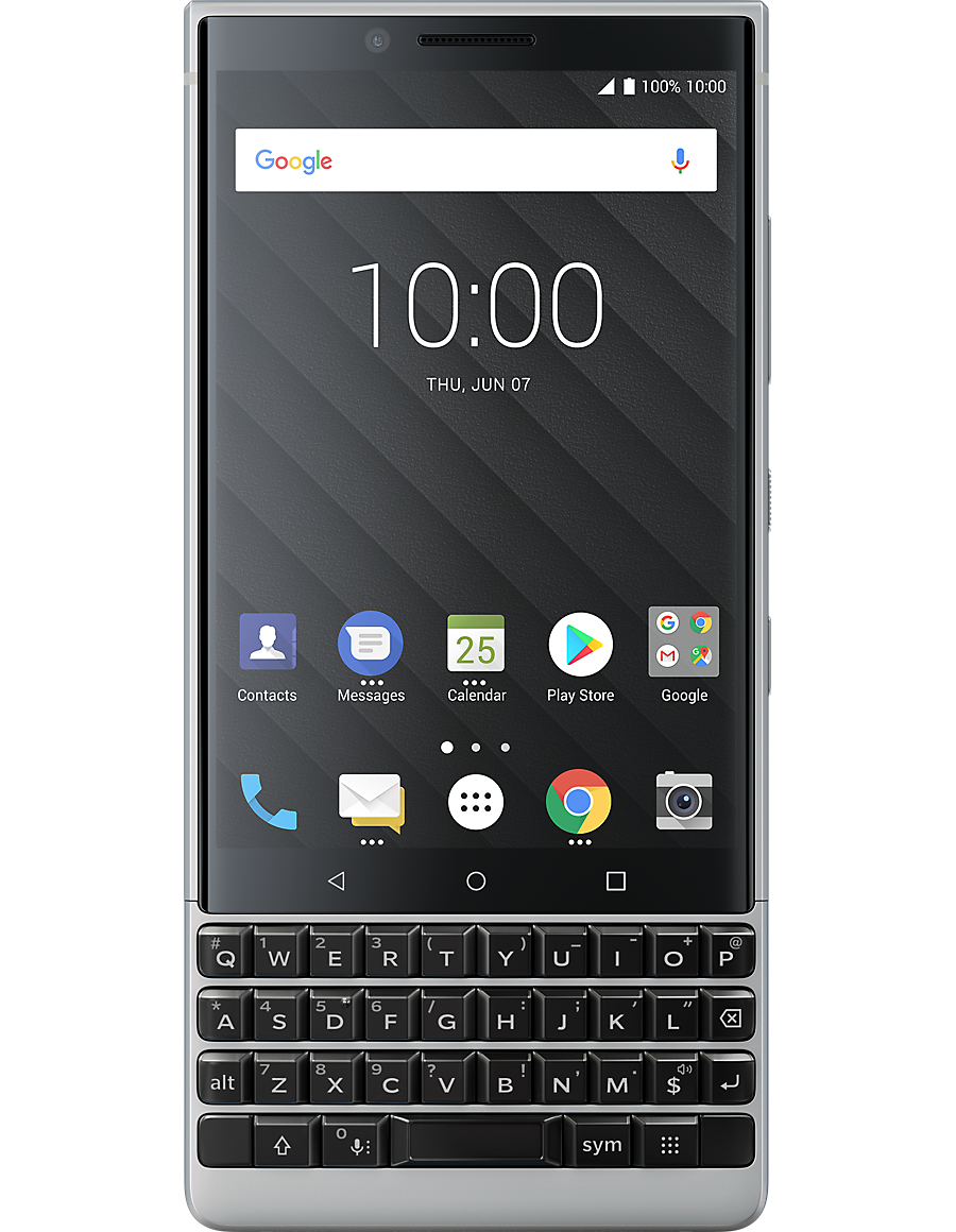 Смартфон BlackBerry KEY2 64GB Серебристый