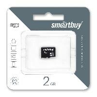 ����� ������ SmartBuy Micro SDHC 2GB Class 4 ��� ����������� (SB2GBSD-00)