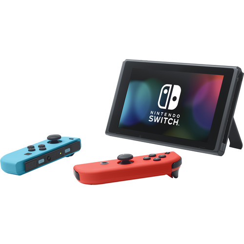 Игровая приставка Nintendo Switch with Neon Blue Красный/синий