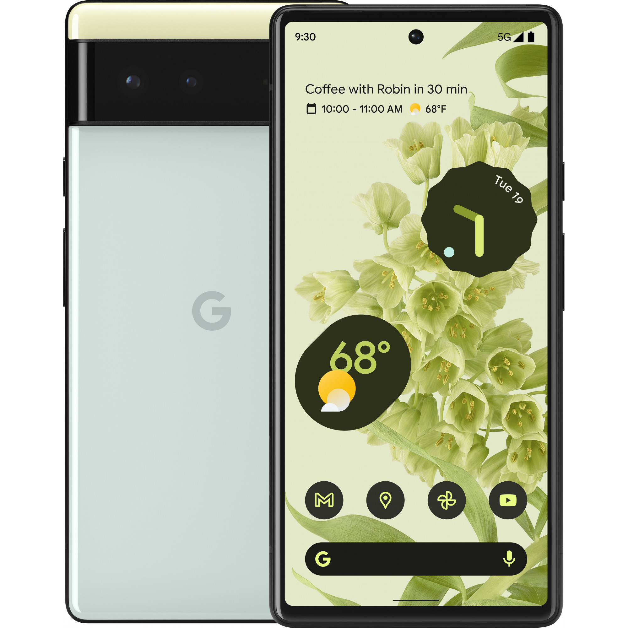 Смартфон Google Pixel 6 8/128GB USA Global Sorta Seafoam (Зеленый)