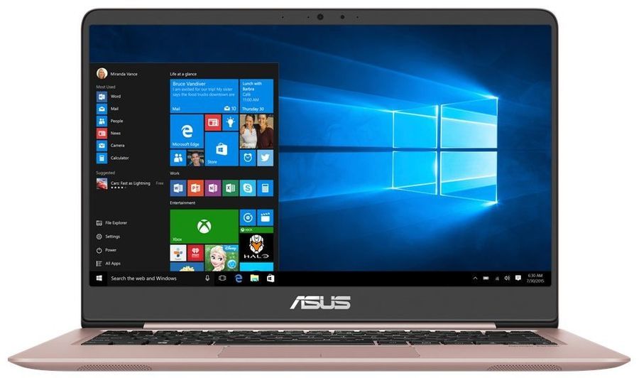 Ноутбук Asus Zenbook UX410UF-GV179T ( Intel Core i5 8250U/8Gb/256Gb SSD/nVidia GeForce Mx130/14"/1920x1080/Windows 10) Розовое золото