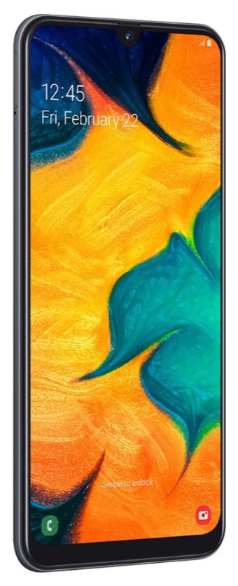 Смартфон Samsung Galaxy A30 64GB Black (Черный)