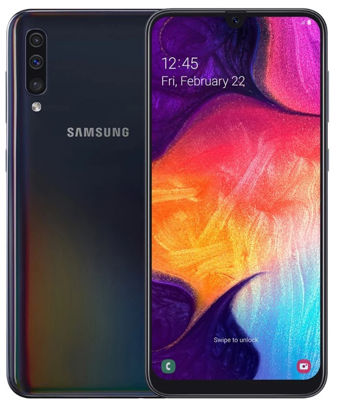 Смартфон Samsung Galaxy A50 64GB Black (Черный)