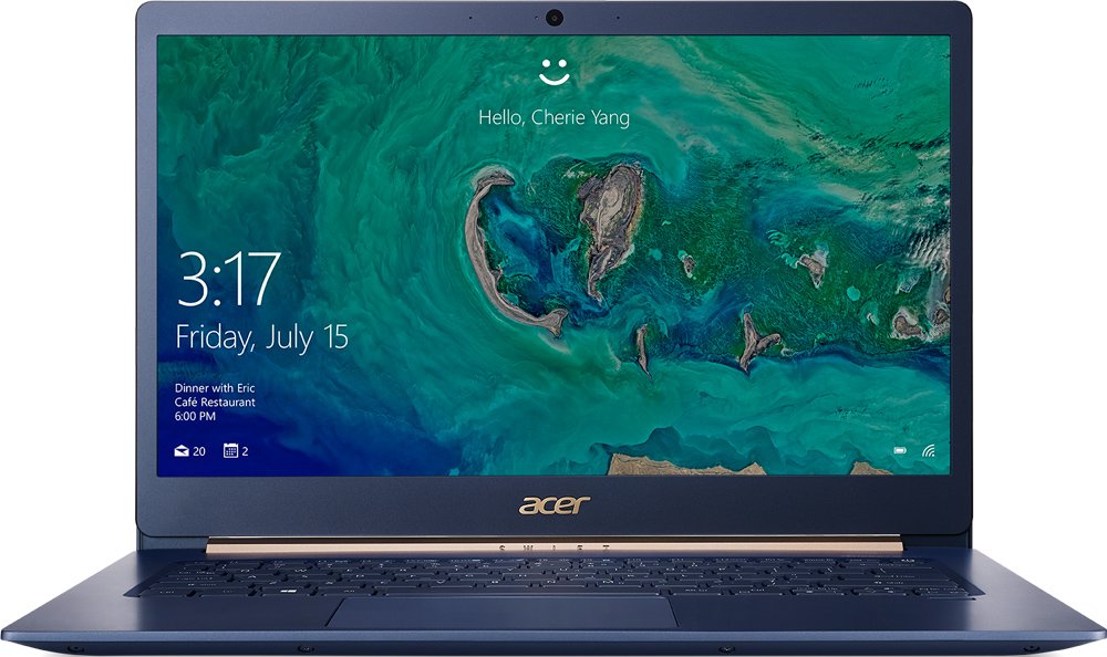 Ультрабук Acer Swift 5 SF514-52T-53MB ( Intel Core i5 8250U/8Gb/256Gb SSD/Intel HD Graphics 620/14"/1920x1080/Нет/Windows 10) Синий