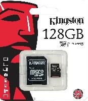 ����� ������ Kingston Micro SDXC 128GB Class 10 ���������� � ��������� (SDCX10/128GB)