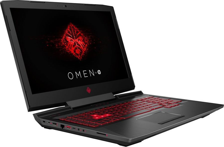 Ноутбук HP Omen 17-an117ur ( Intel Core i5 8300H/12Gb/1000Gb HDD/128Gb SSD/nVidia GeForce GTX 1050/17,3"/1920x1080/DVD-RW/Windows 10) Черный
