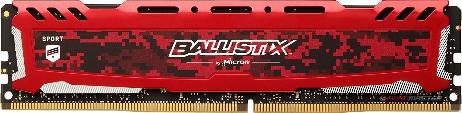 Оперативная память CRUCIAL Ballistix Sport LT BLS8G4D26BFSEK DDR4 - 8Гб 2666, DIMM, Ret