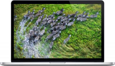 Ноутбук Apple MacBook Pro 15 ( Intel Core i7 4870HQ/16Gb/256Gb SSD/Intel Iris Pro Graphics/15,4"/2880х1800/Нет/Mac OS X) Серебристый