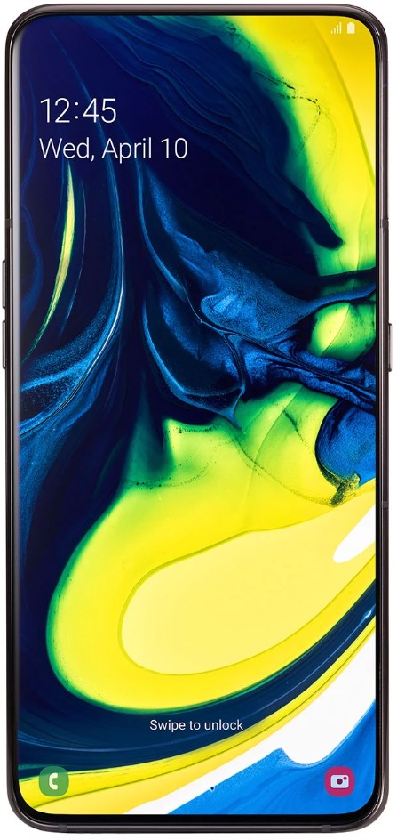 Смартфон Samsung Galaxy A80 8/128GB Phantom Black (Черный)