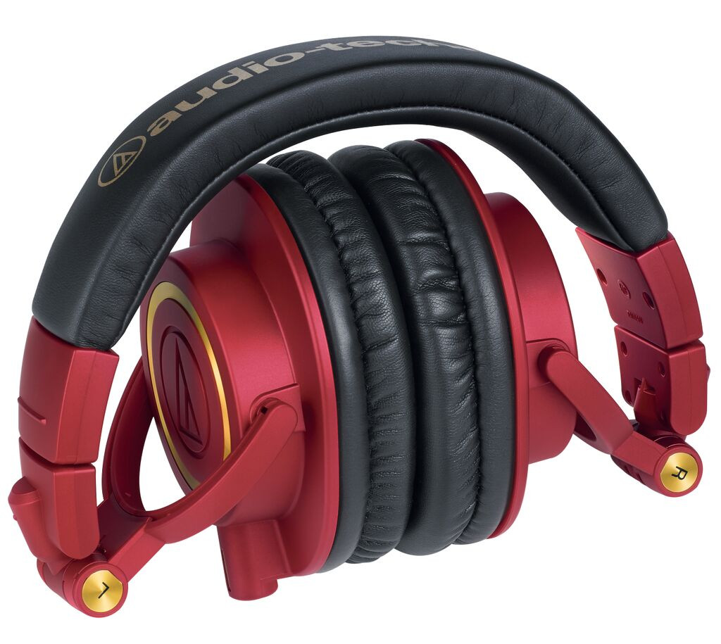 Полноразмерные наушники Audio-Technica ATH-M50X Красный