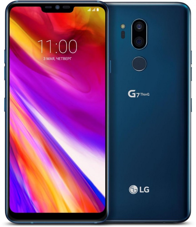 Смартфон LG G7 Plus ThinQ 128GB Марокканский Синий