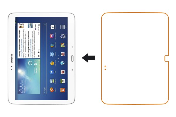 Защитная пленка Ainy для Samsung Galaxy Tab 3 10.1