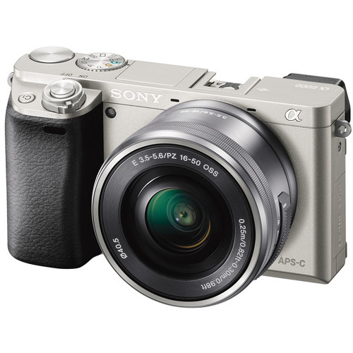 Беззеркальный фотоаппарат со сменной оптикой Sony Alpha ILCE-6000 Kit Серебристый