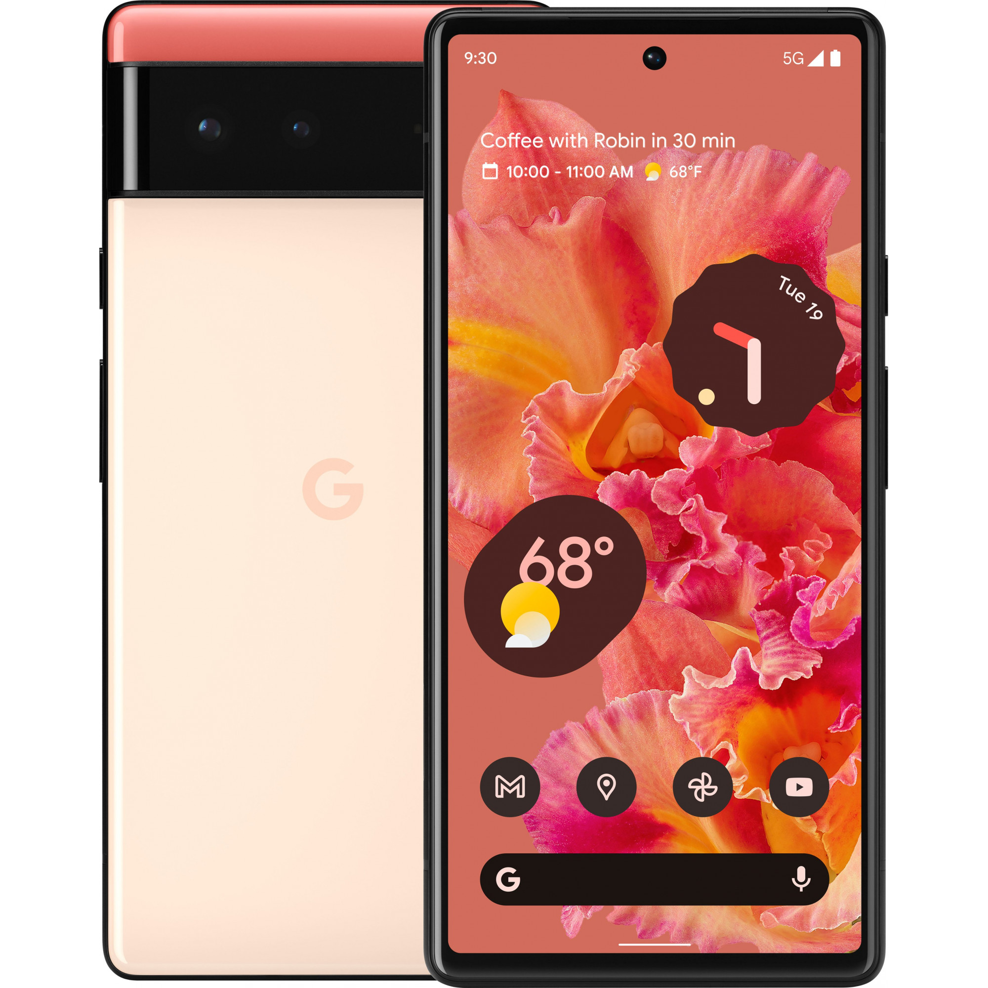 Смартфон Google Pixel 6 8/128GB JP Kinda Coral (Коралловый)