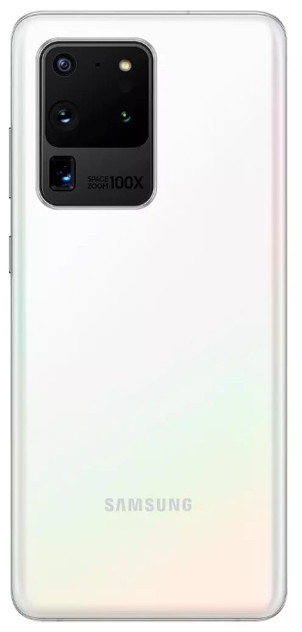 Смартфон Samsung Galaxy S20 Ultra 5G (Snapdragon) 12/256GB (SM-G9880) Cloud White (Белый)