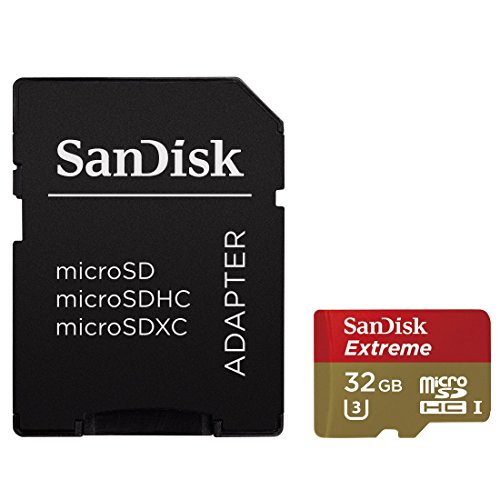 Карта памяти SanDisk Micro SDHC Extreme 32GB Class 10 Переходник в комплекте (SDSDQXN-032G-G46A)