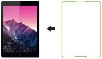 �������� ������ Ainy (0,33mm) 9H ��� HTC NEXUS 9 ����������