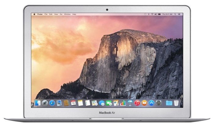 Ноутбук Apple MacBook Air 13.3 ( Intel Core i5 5350U/8Gb/128Gb SSD/Intel HD Graphics 6000/13,3"/1440x900/Нет/Mac OS X El Capitan) Серебристый