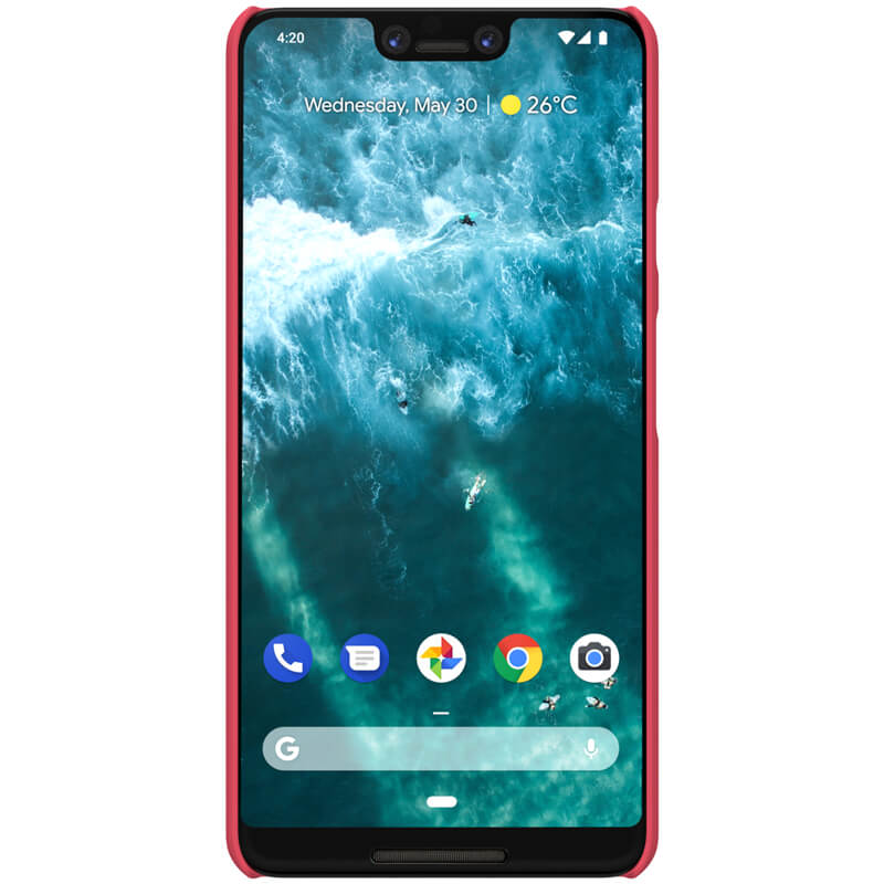 Накладка Nillkin Super Frosted Shield для Google Pixel 3 XL Красный