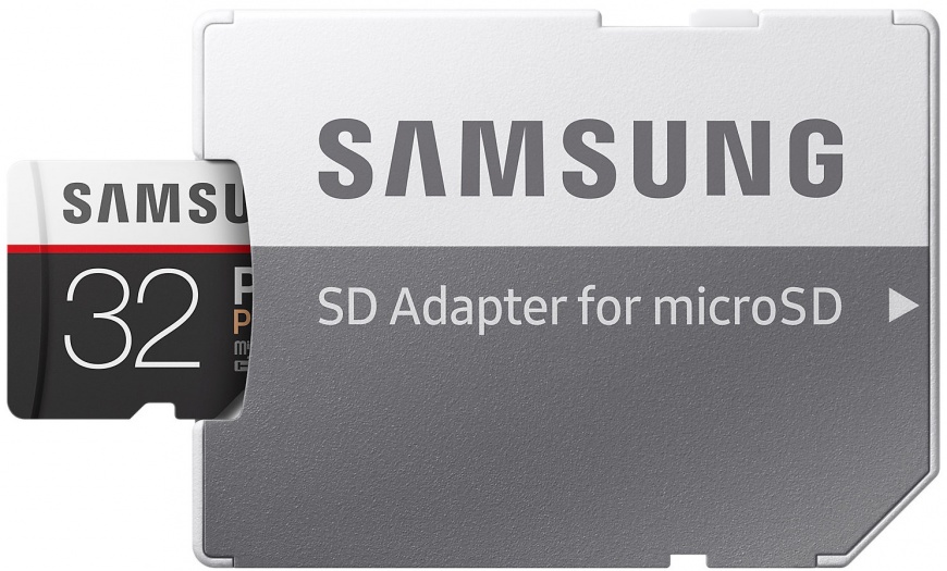 Карта памяти Samsung Micro SDHC PRO Plus 32GB Class 10 Переходник в комплекте (MD32DA/RU)