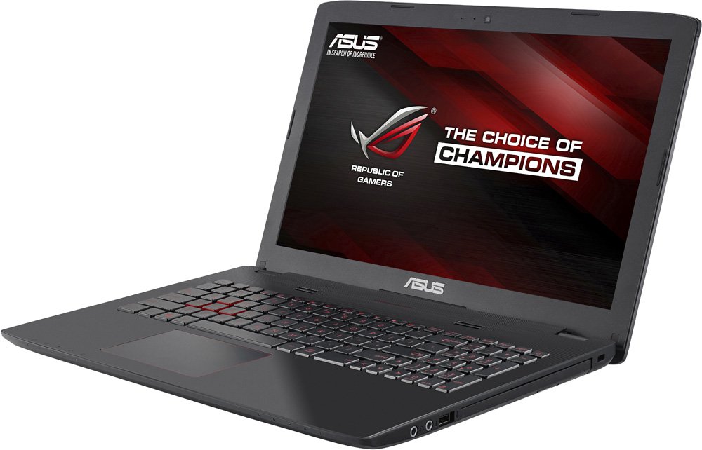 Игровой ноутбук Asus ROG GL552VX-DM363T ( Intel Core i5 6300HQ/4Gb/1000Gb HDD/nVidia GeForce GTX 950M/15,6"/1920x1080/DVD-RW/Windows 10) Черный